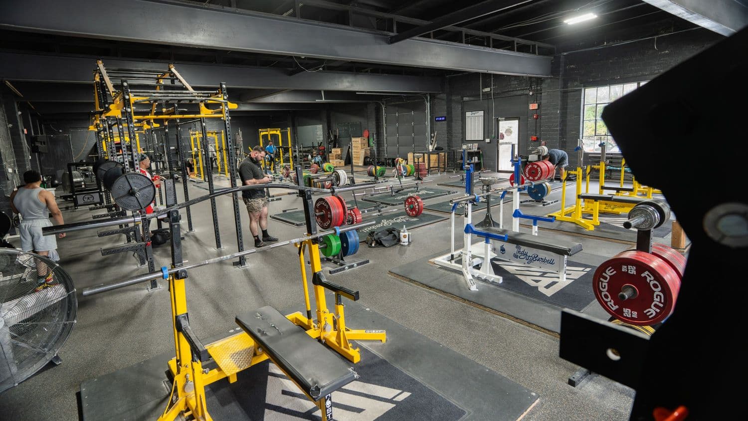 Inside Indy City Barbell gym facility in Indianapolis