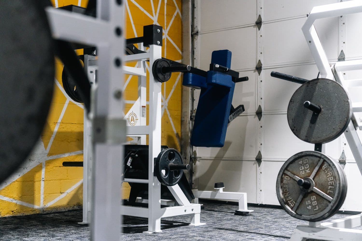 Members training together at Indy City Barbell gym
