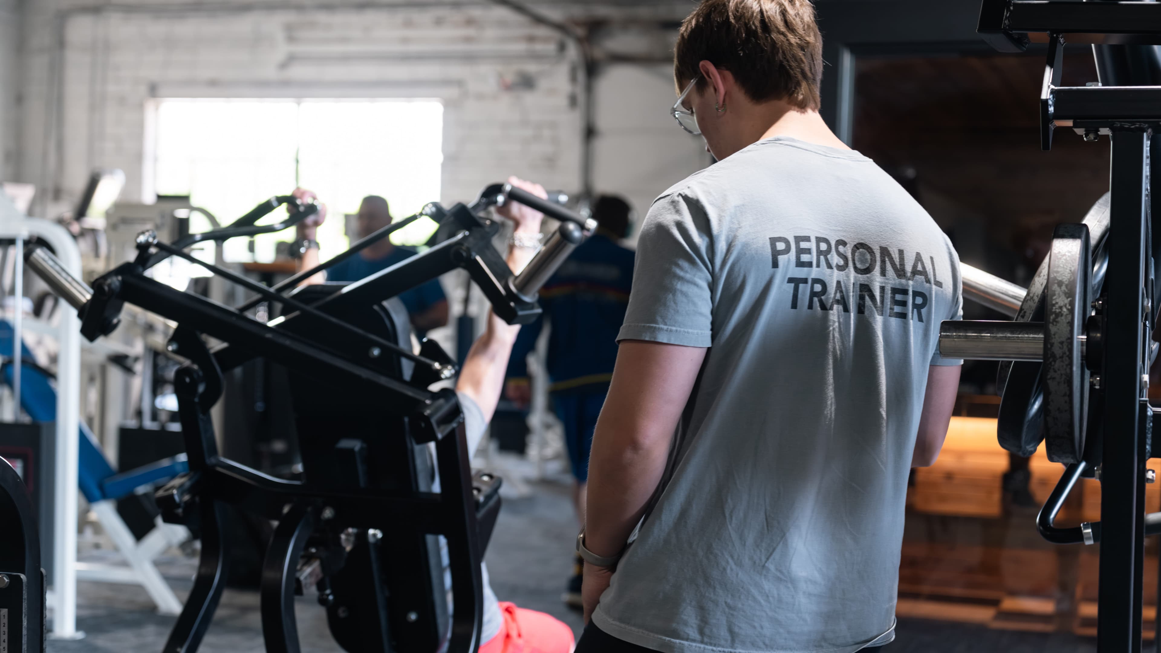 One-on-one personal training session at Indy City Barbell